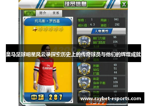 皇马足球明星风云录探索历史上的传奇球员与他们的辉煌成就